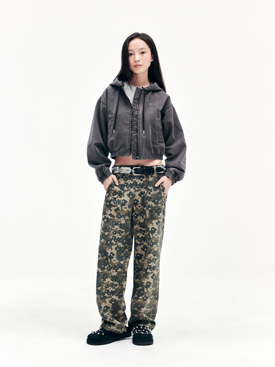【YOUHEE】WASHED DENIM HOODIE JUMPER MUSINSA | YOUHEE WASHED DENIM HOODIE JUMPER CHARCOAL