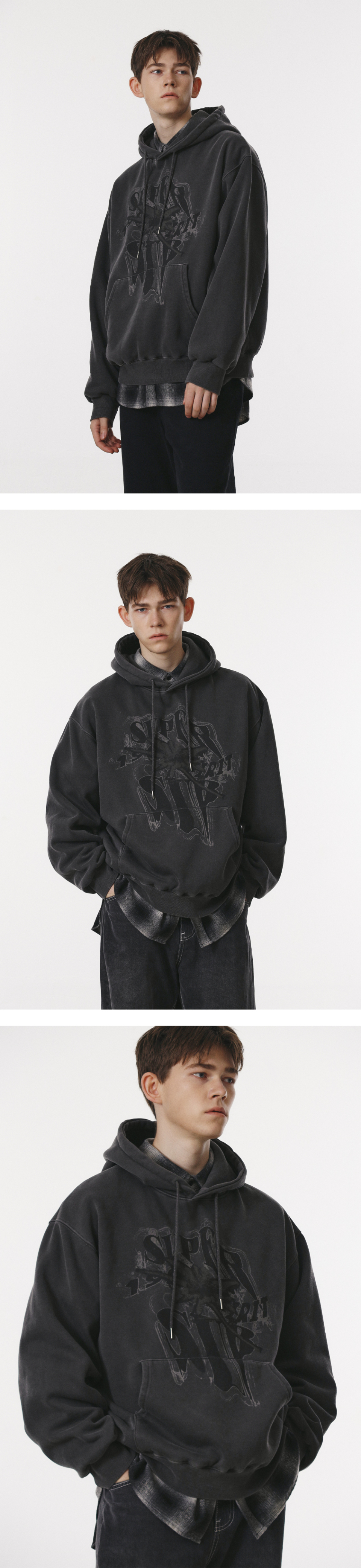 MUSINSA公式 | SUPERSUB Tornado Hoodie - Pigment Brown
