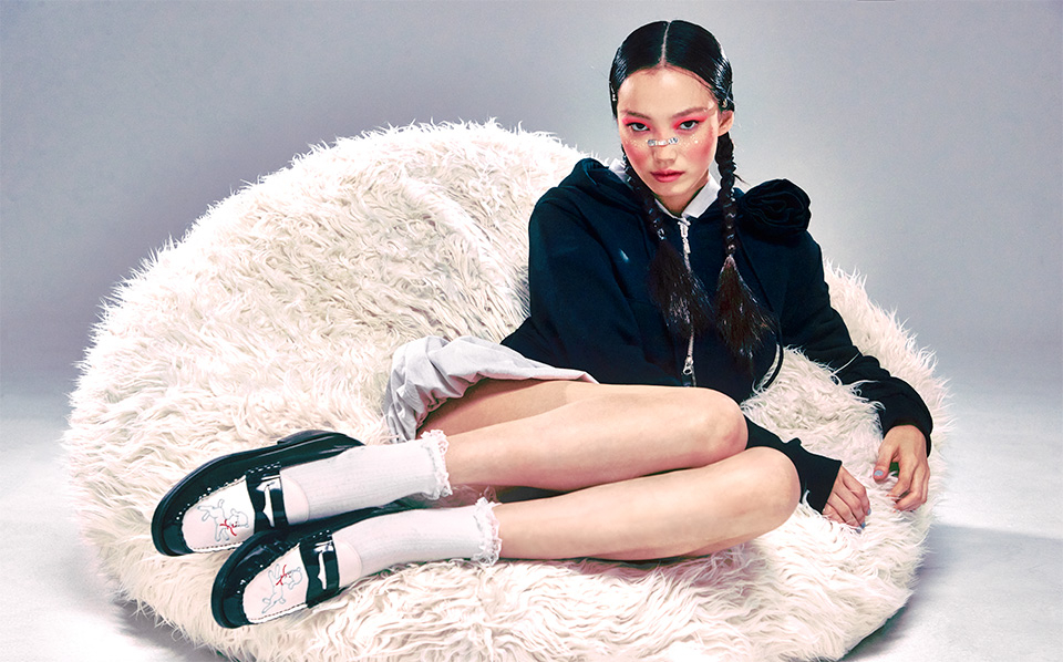 MUSINSA | YOUHEE YOUHEE SYMBOL JERSEY TROUSER GREEN