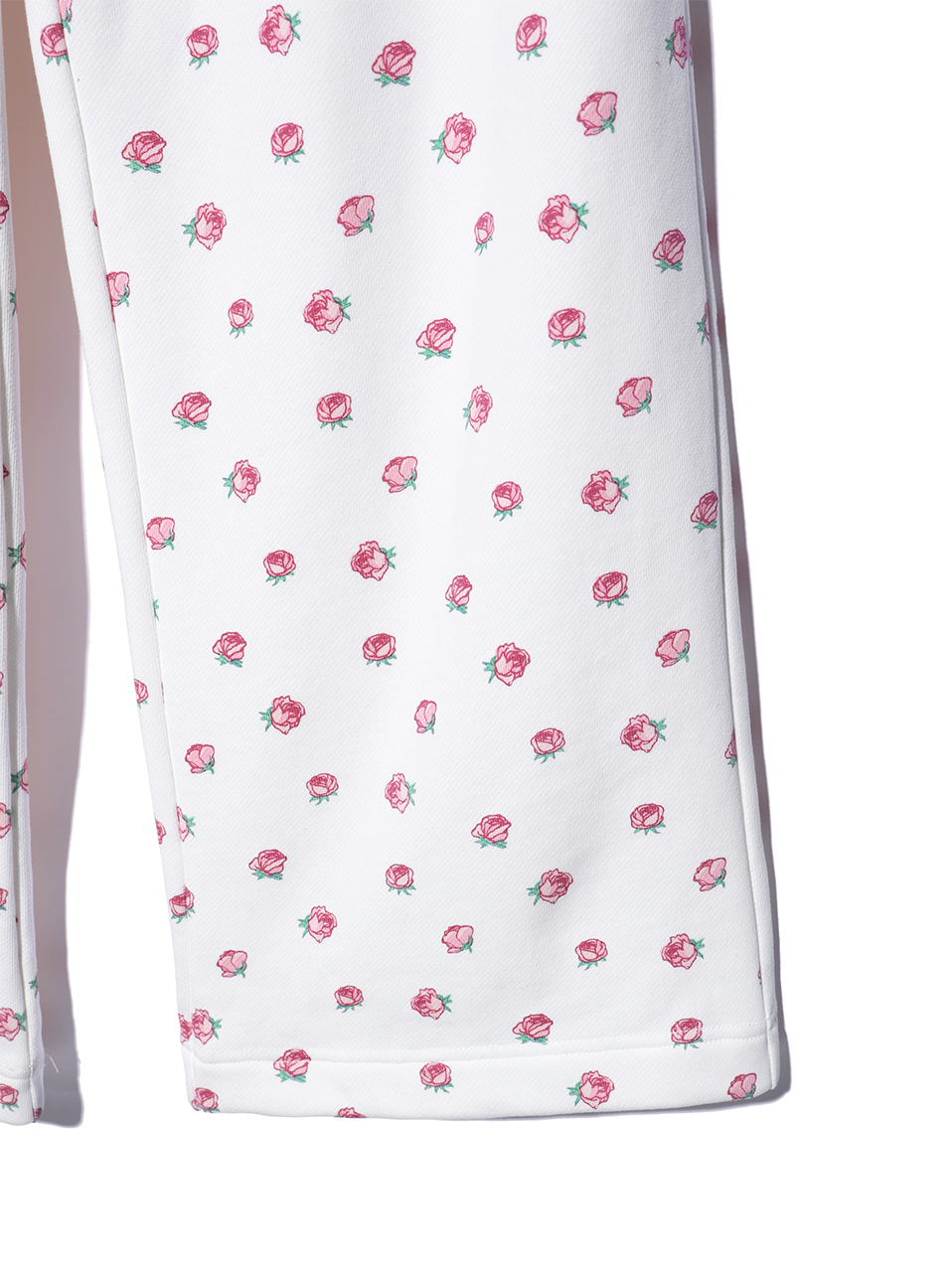 MUSINSA | YOUHEE FLOWER PATTERN LAYERD SKIRT PANTS WHITE