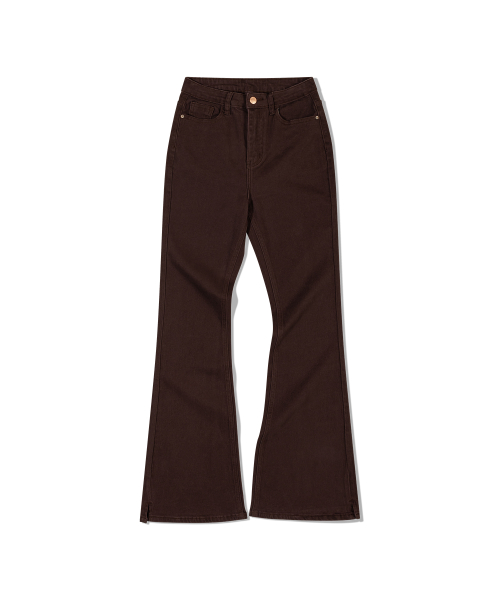 Джинсы клеш Contour (TRUFFLE BROWN)