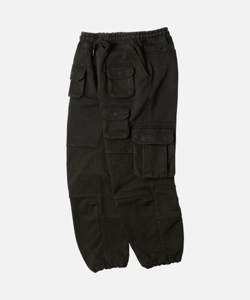 FRENCH PARATROOPER SWEAT PANTS_ BLACK BROWN