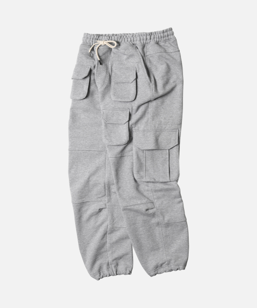 FRENCH PARATROOPER SWEAT PANTS_ GRAY