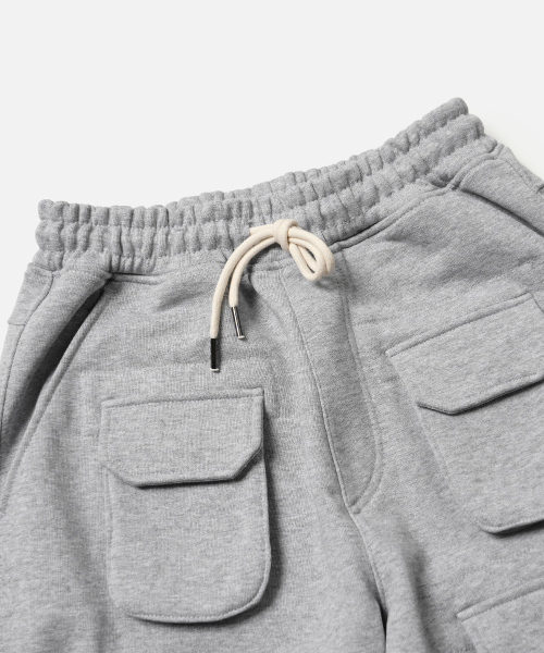 FRENCH PARATROOPER SWEAT PANTS_ GRAY