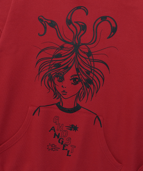 GHOST ANGEL UNIFORM HOODIE_RED(NG2EFUM425A)