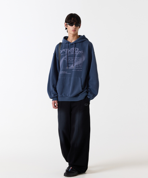 Худи оверсайз Youth Archive Pigment Symbol - DARK NAVY