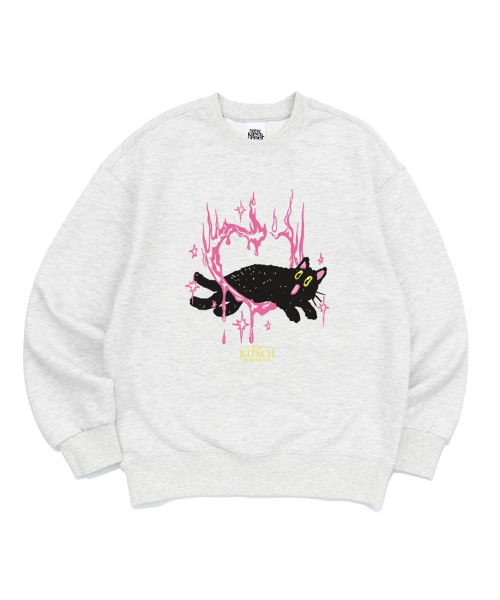 CIRCUS HEART SWEATSHIRTS(LIGHT MELANGE)