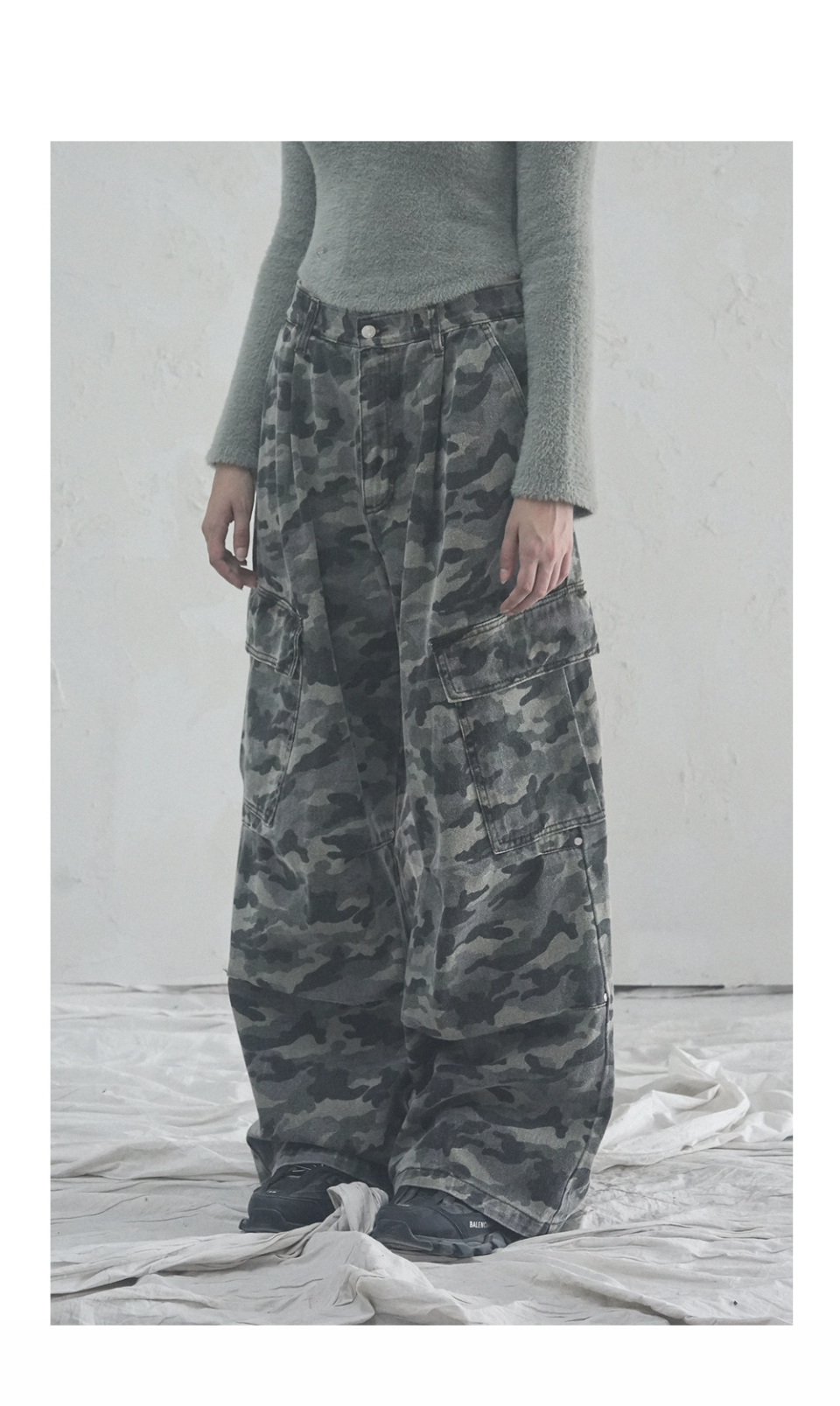パンツ AVANDRESS Side Big Cargo Pants CAMO S MUSINSA | AVANDRESS Side Big Cargo Pants CAMO