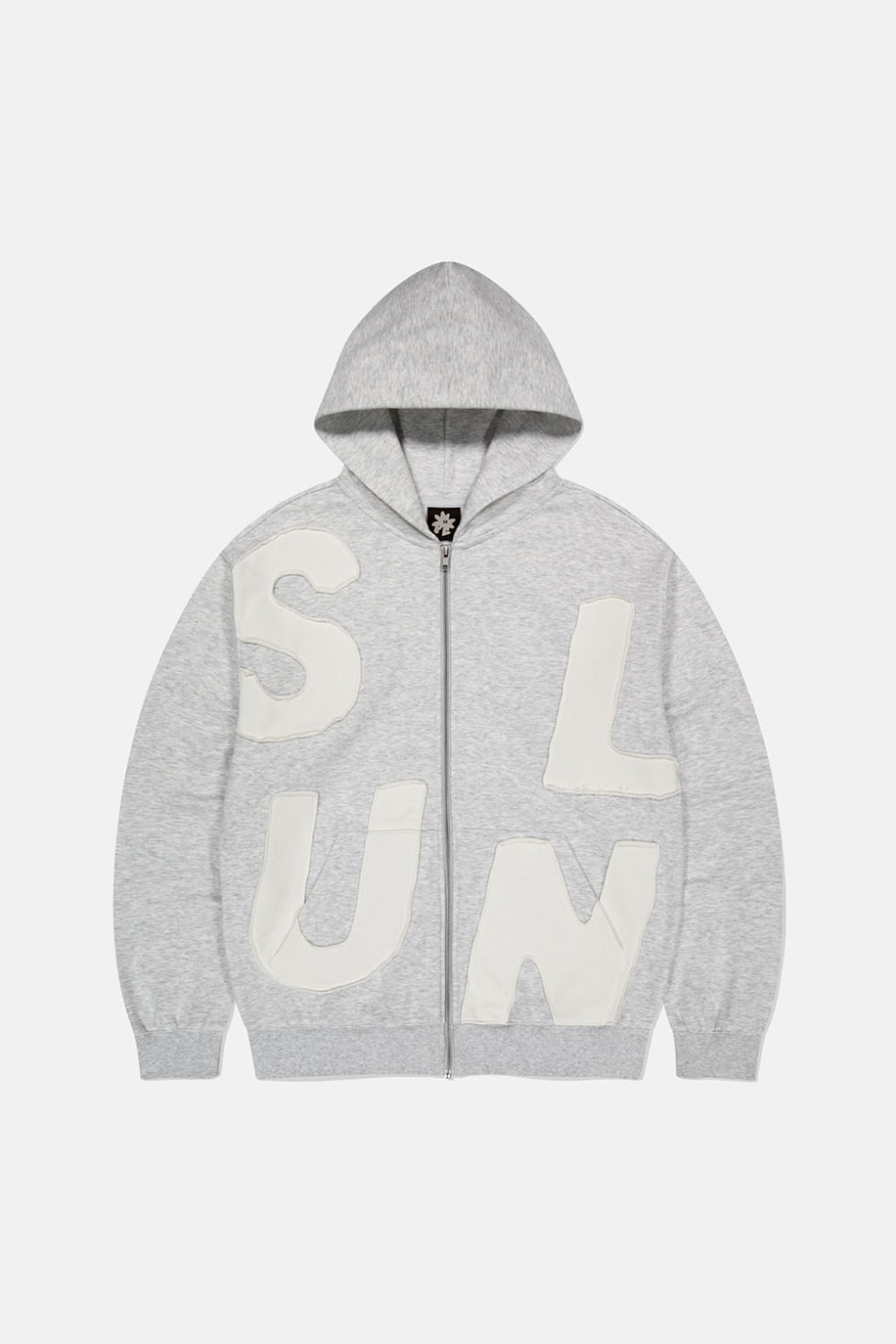 MUSINSA | SUNLOVETOUR Capital Zip Up Hoodie Heather Grey