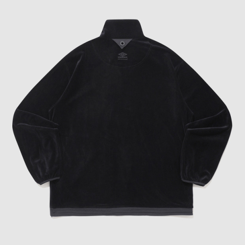 UMB X White Mountaineering велюровая трек-куртка — Black (UP311CFT89)