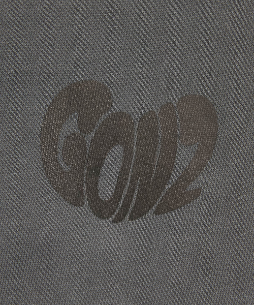 WOMENS PIGMENT HEART GONZ HOODIE ZIP-UP- CHARCOAL