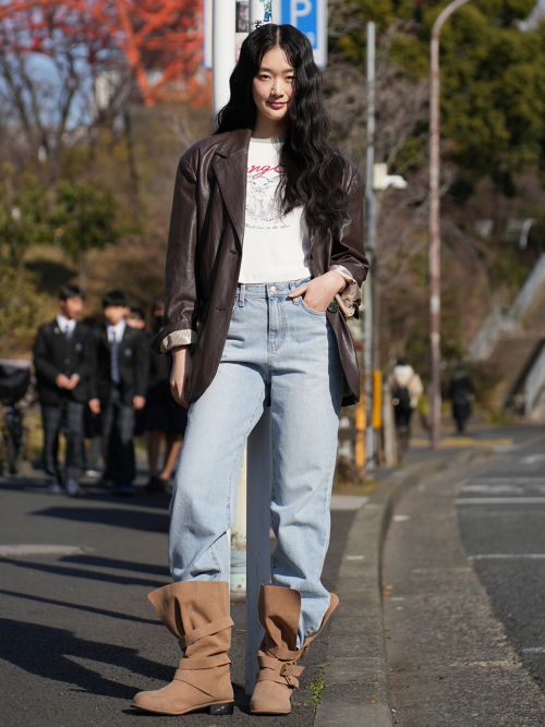 ANNA Faux Leather Jacket (Anna)_BROWN