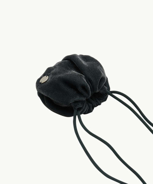 VELVET MICRO BAG_DARK GREEN