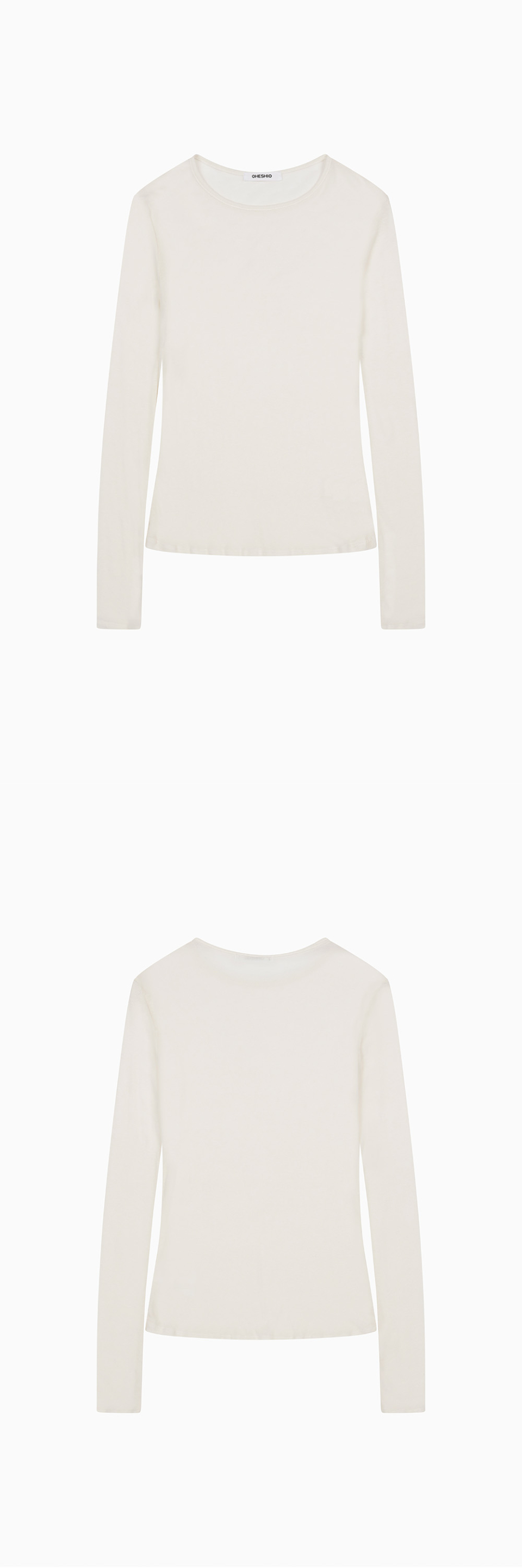 ◇OHESHIO◇ BASIC LONG TSHIRT IVORY MUSINSA | OHESHIO BASIC LONG T-SHIRT, IVORY