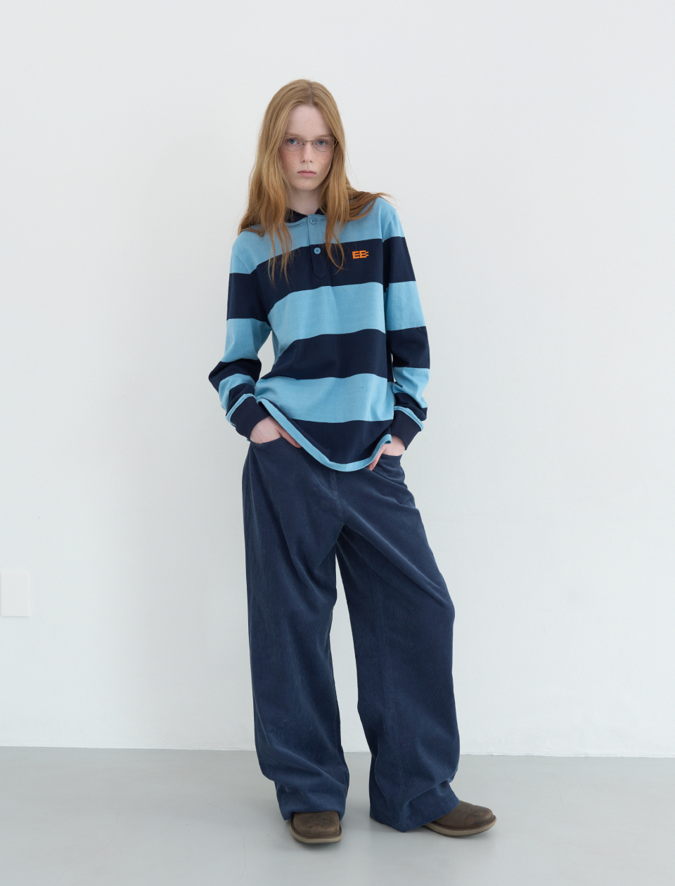 ◇ENZO BLUES◇ Corduroy Wide Pants Deep Blue MUSINSA | ENZO BLUES Corduroy Wide Pants (Deep Blue)