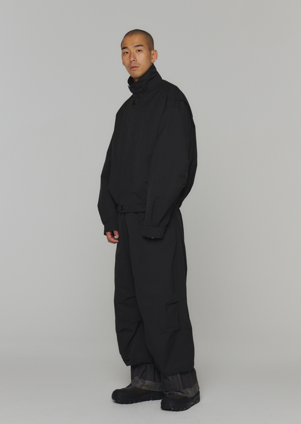 아모멘토(AMOMENTO) PADDED COTTON NYLON JUMPER (2COLORS) - 사이즈