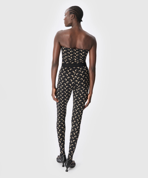 (W) Легинсы со штрипками Moon Printed Jersey Leggings Inverse Tan