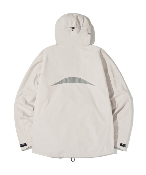 3LAYER NUT HOOD SHELL куртка_WHITE_WOL094