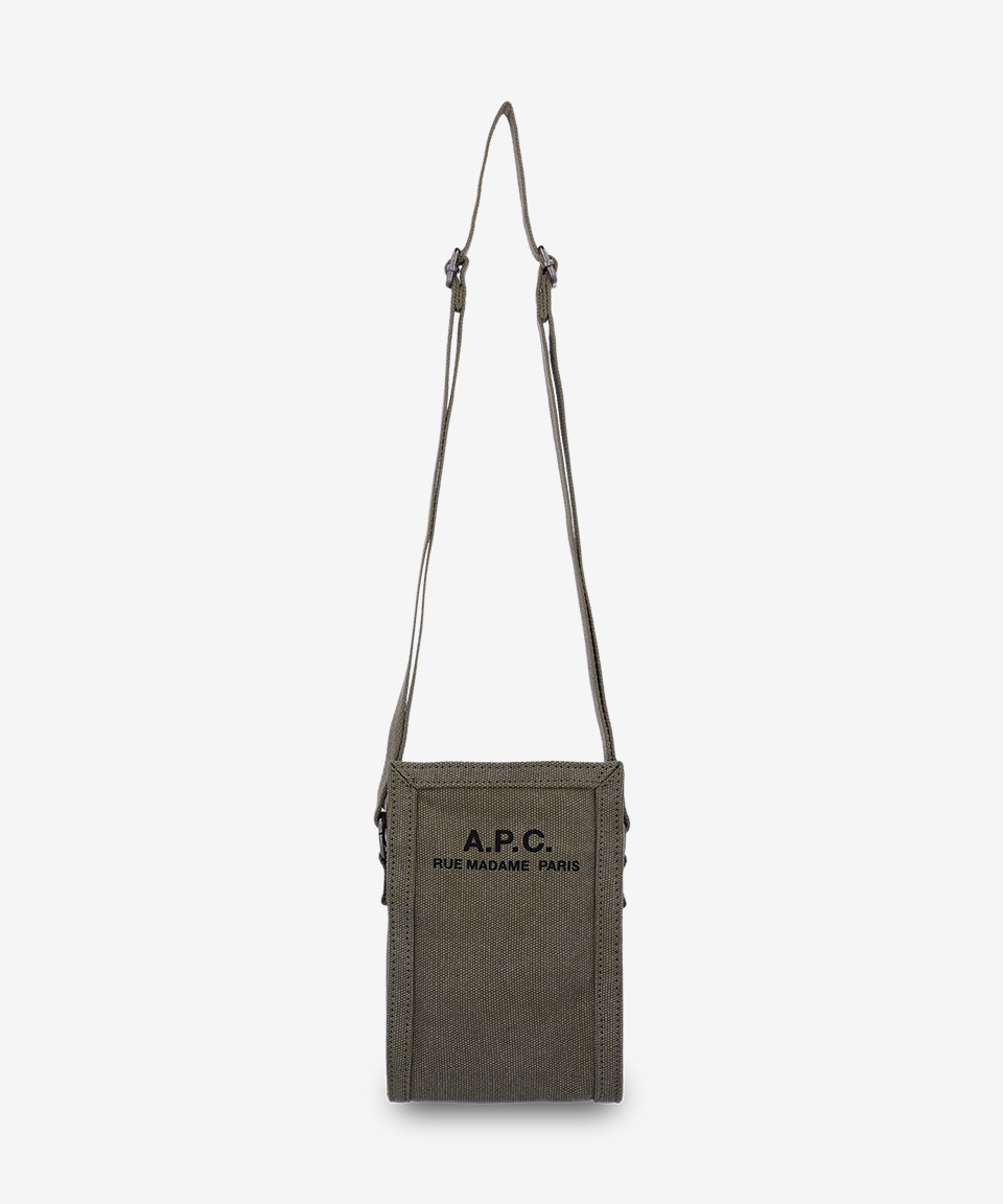 MUSINSA | A.P.C. RECUPATION POUCH CROSSBODY - KHAKI
