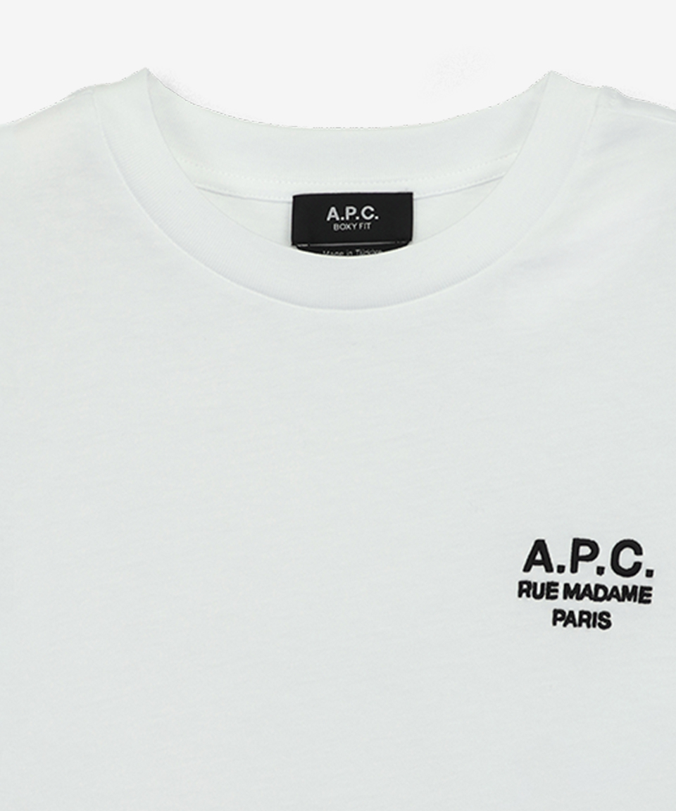 MUSINSA | A.P.C. Lou Madame Boxy Fit Short Sleeve T-Shirt
