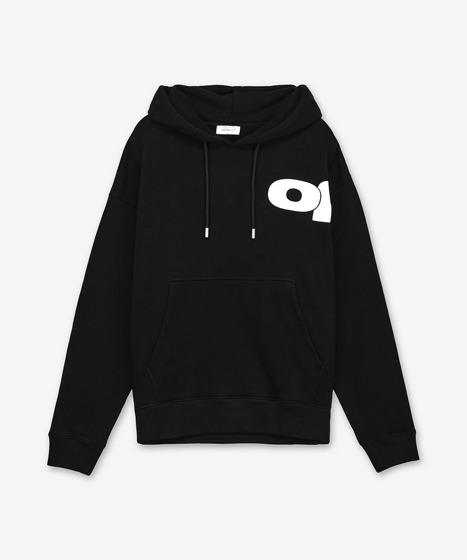 ★Off-White★ Front and back half logo skate hood black OMBB MUSINSA | Off White Front and back half logo skate hood