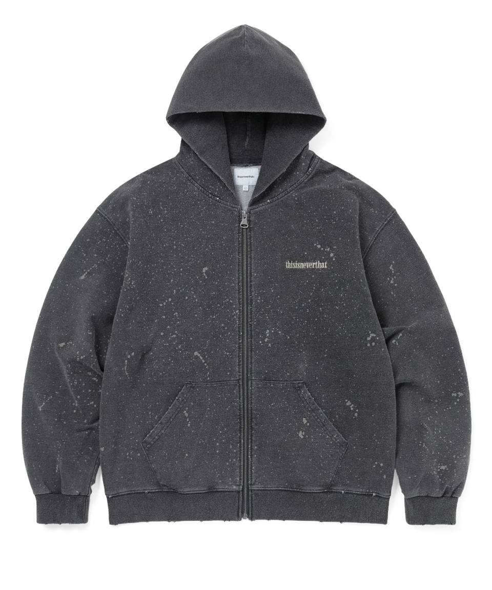 さらに100円引き◆thisisneverthat◆Indigo Dyed Zip Up Hoodie MUSINSA | thisisneverthat® Indigo Dyed Zip Up Hoodie Black