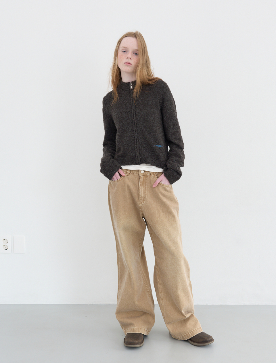 ◇ENZO BLUES◇ Vintage Wide Denim Pants Beige MUSINSA | ENZO BLUES Vintage Wide Denim Pants (Beige)