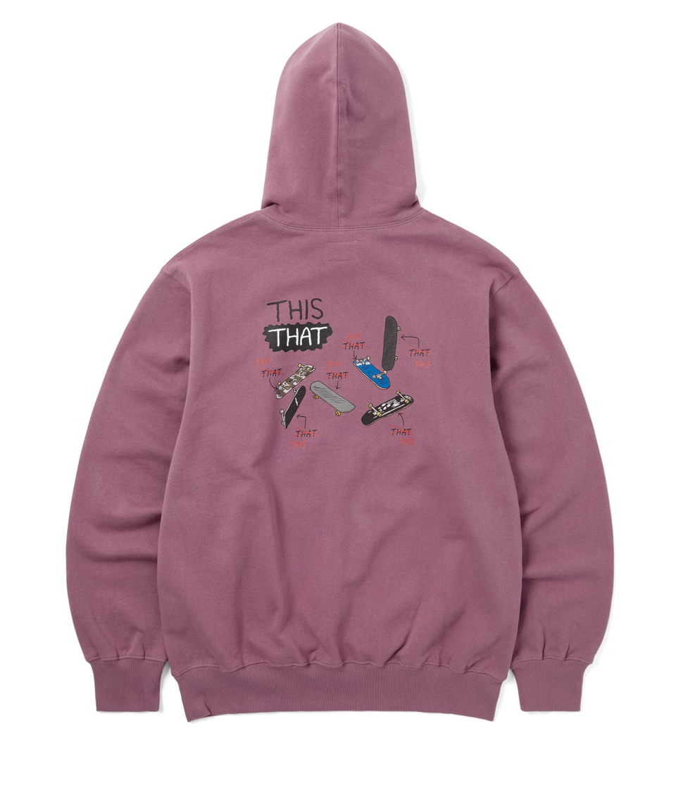 【THISISNEVERTHAT】THISTHAT Skate Hoodie フクシア thisisneverthat - THISTHAT Skate Hoodie (Fuchsia) – Edgar Bdx