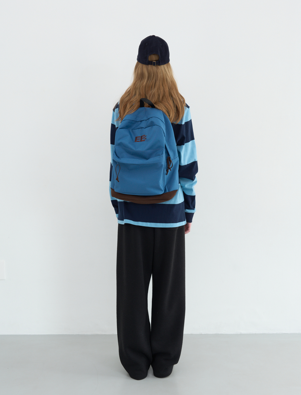 ENZO BLUES☆Pixel Logo Basic Backpack MUSINSA | ENZO BLUES Pixel Logo Classic Backpack (Blue)