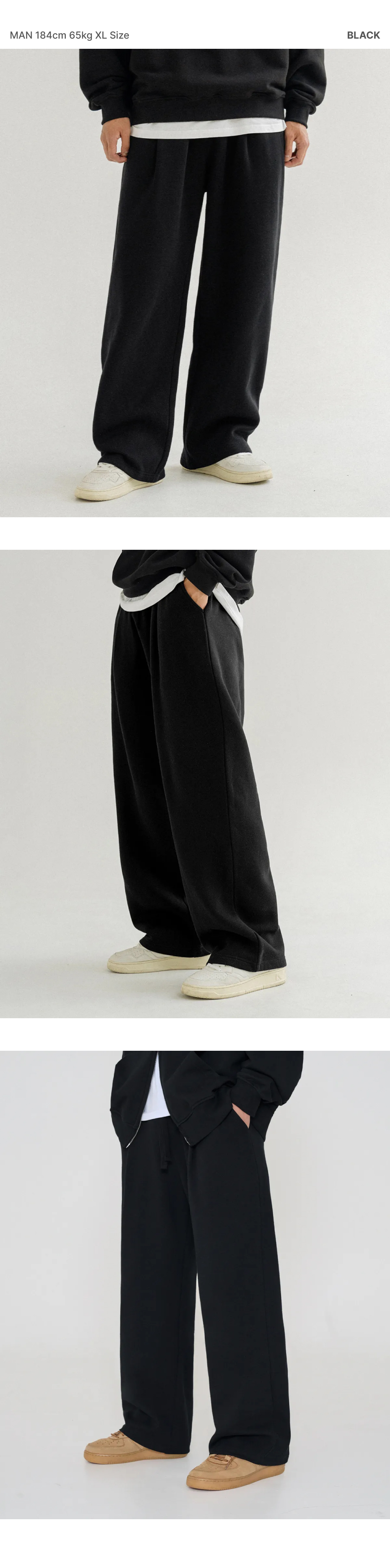 【MODERNIF】String One-Tuck Brushed Sweatpants Cotton String Banded Sweatpants CG402 - Acubi style | LEWKIN