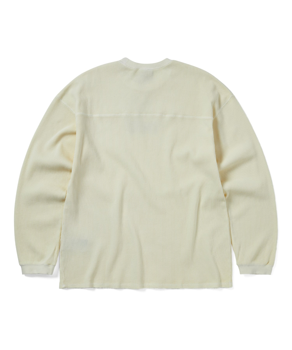 【THISISNEVERTHAT】THAT Waffle L/S Tee Ivory MUSINSA | thisisneverthat® THAT Waffle L/S Tee Ivory