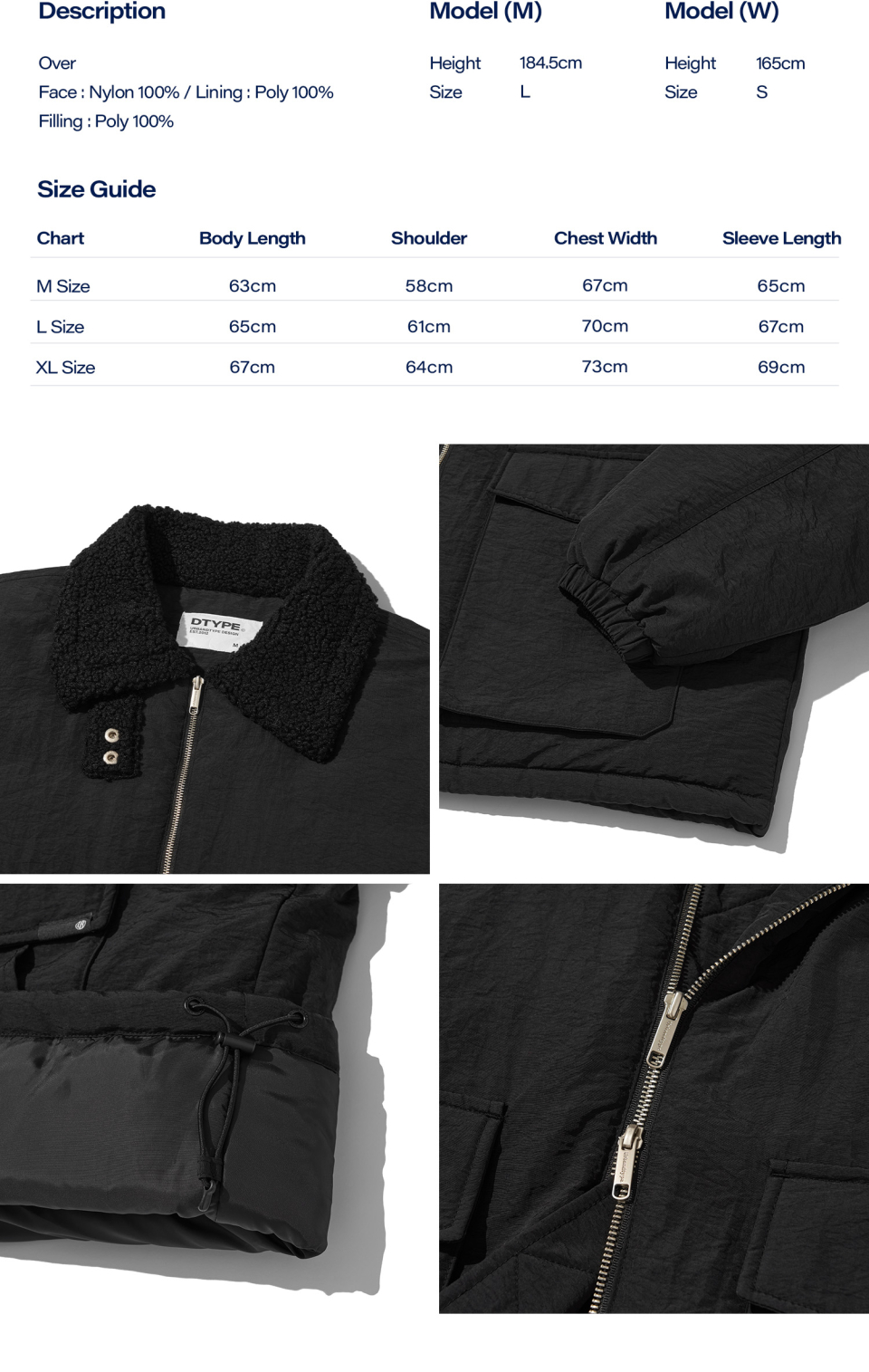 ★ Urbandtype.★ Nylon Mustang Blue Jacket Black UBDWJP001B MUSINSA | URBANDTYPE Nylon Mustang Blue Jacket_Black