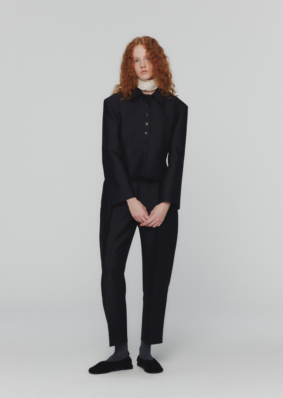 【AMOMENTO】24fw WOOL SILK BUTTON UP JACKET MUSINSA | AMOMENTO WOOL SILK BUTTON UP JACKET