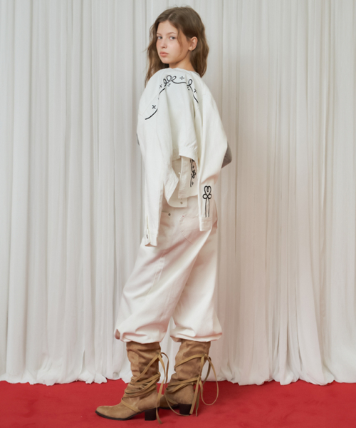 NEEDLEWORK WESTERN DENIM куртка WHITE