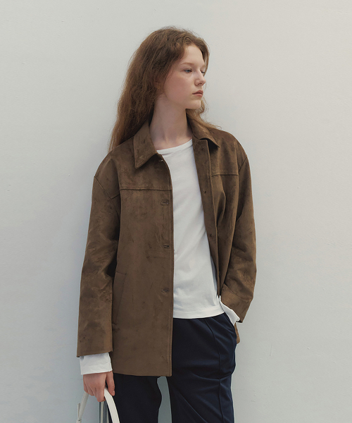 Modern Suede Half куртка (Brown)
