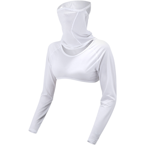 Женский охлаждающий UV-рукав для гольфа — White