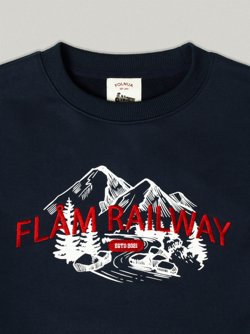 RAILWAY OVER FIT SWEAT рубашка [NAVY]