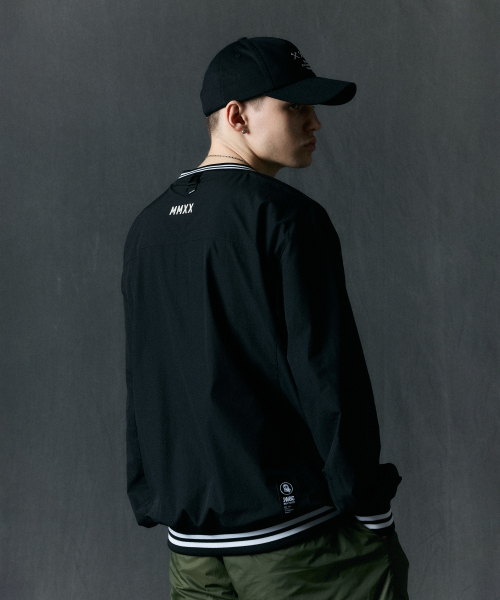 Пуловер US Round Neck Woven (Black)