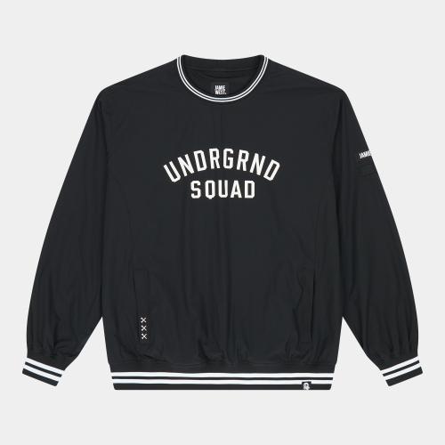Пуловер US Round Neck Woven (Black)