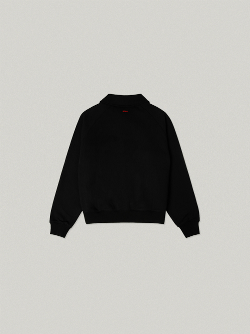 DUR COLLAR на молнии SWEAT SHIRT [BLACK]