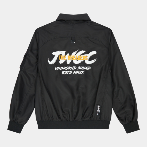 Ветровка JWGC с воротником-стойкой (Black)