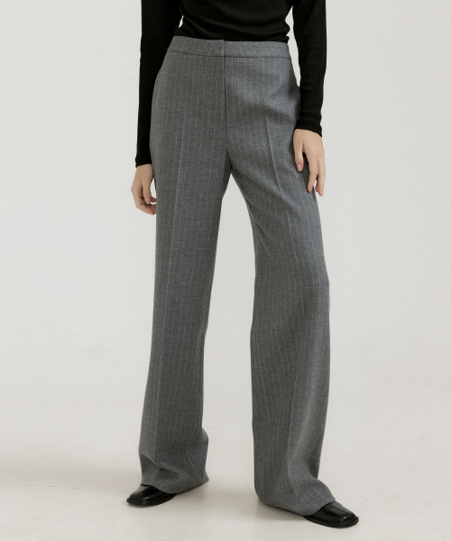 шерстяной STRIPE TROUSER_2COLOR