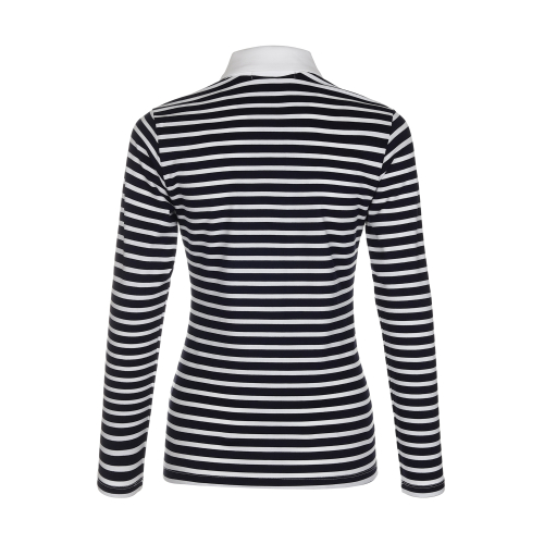 Футболка поло Basic Logo_NAVY STRIPE