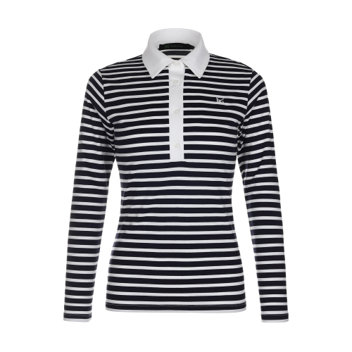 Футболка поло Basic Logo_NAVY STRIPE