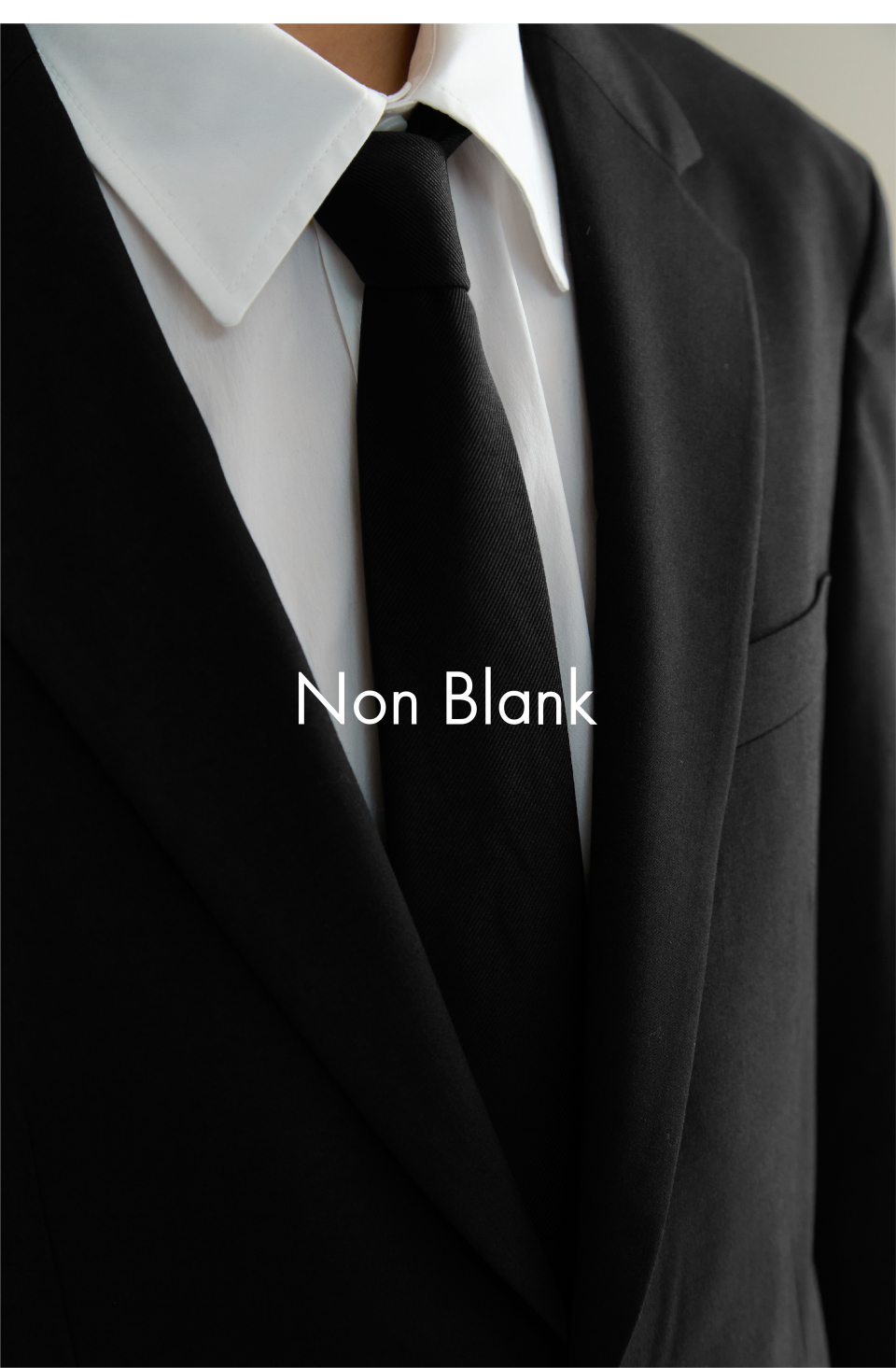 MUSINSA公式 | NONBLANK [CARREMAN] Semi-over fit blazer_BLACK
