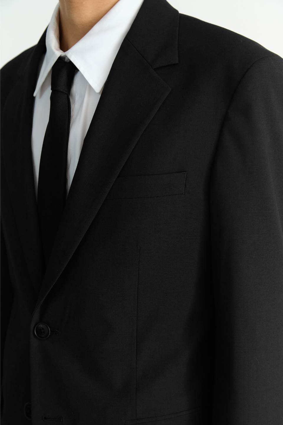 MUZE x CARREMAN シャツ MUSINSA | NONBLANK [CARREMAN] Semi-over fit blazer_BLACK