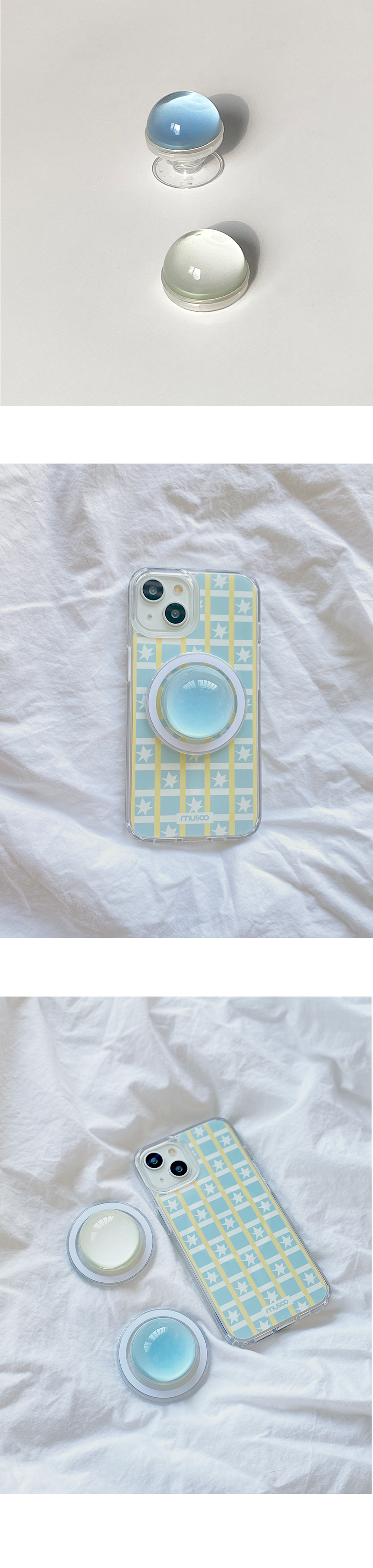 푸른 느낌을 담은 블루톡입니다.