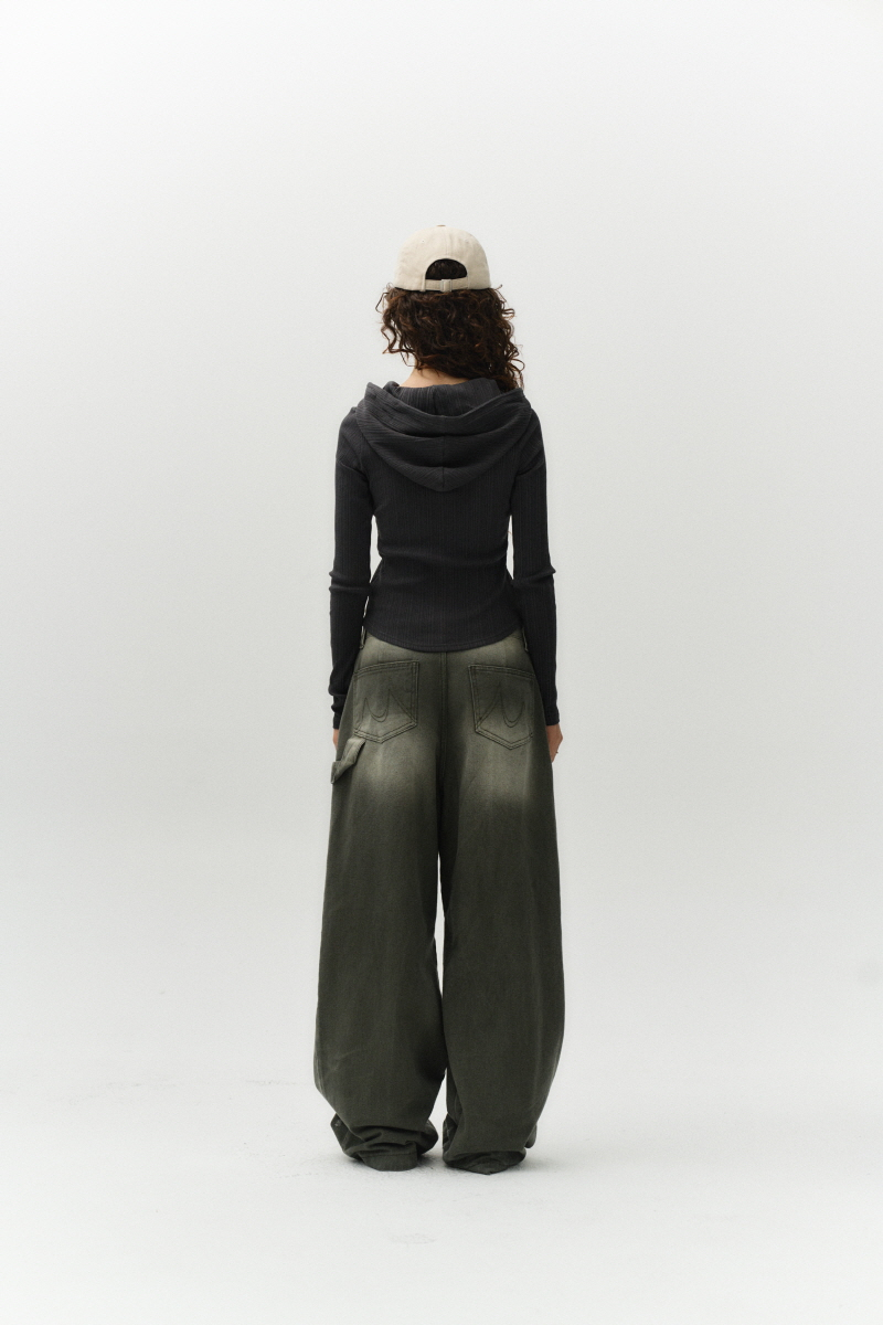 ●MIDNIGHT MOVE● shot damage pants khaki 24fw77 MUSINSA | MIDNIGHT MOVE shot damage pants [khaki]