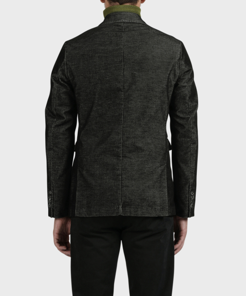 черный slim fit вельвет куртка