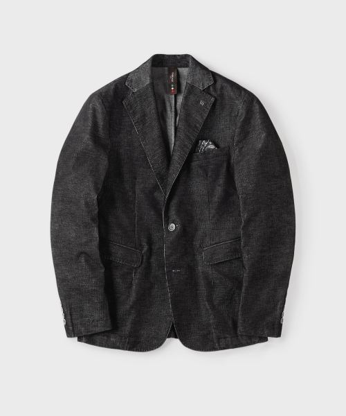 черный slim fit вельвет куртка